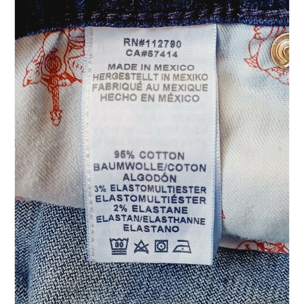 True Religion Rocco Men's Relaxed Skinny Blue Jeans Size 36x33 - Picture 6 of 11